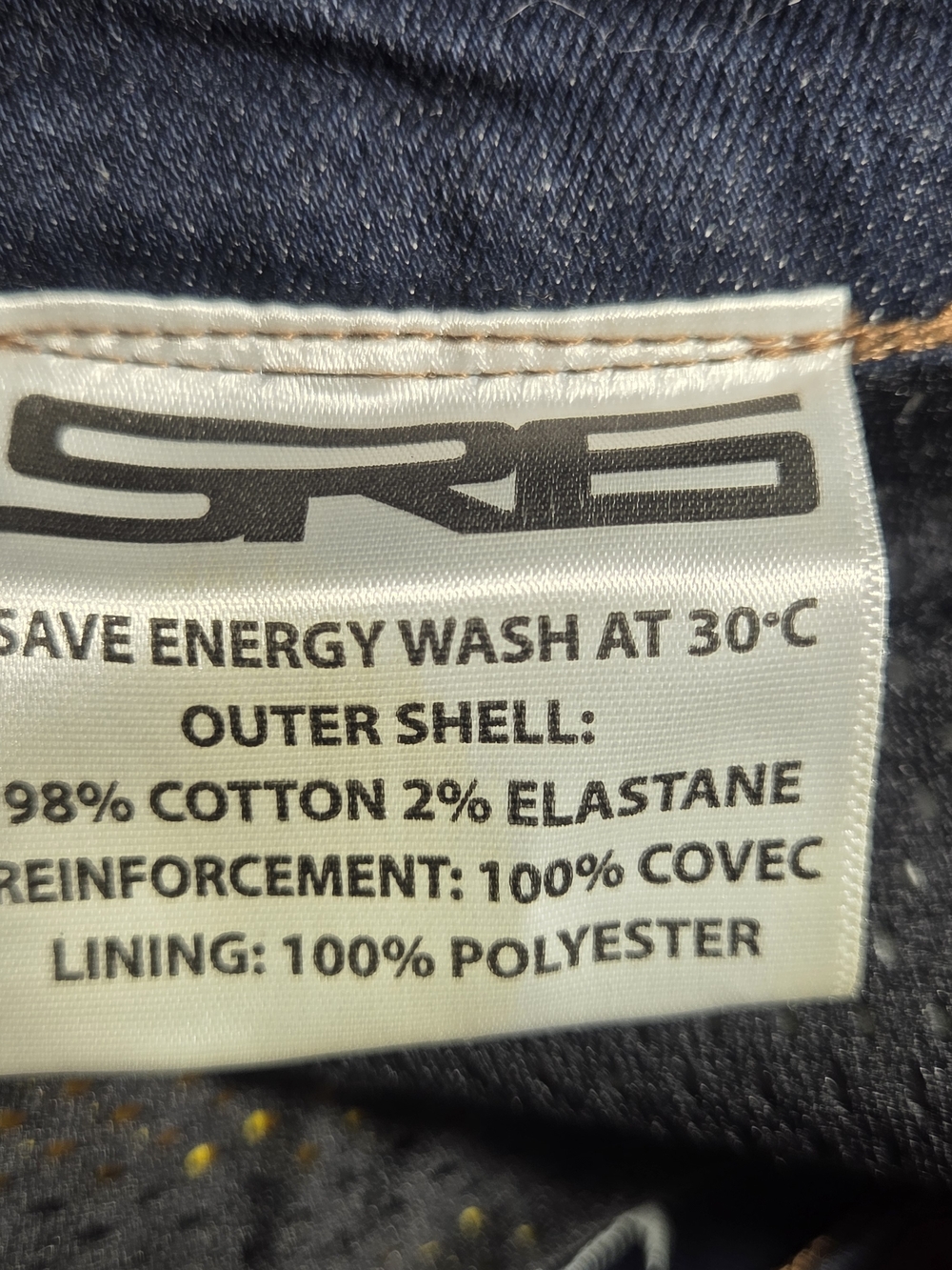 Bull-it 17 SR6 Covec Motorcycle Jeans Blue Denim Men's Size 38S Reinforced - Picture 7 of 11
